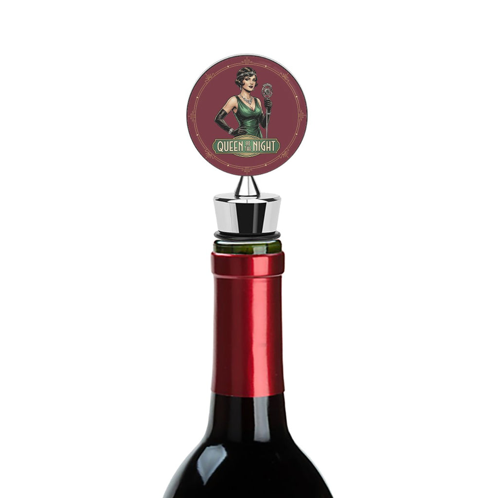 1920s Art Deco Wine Bottle Stopper – Vintage Style Meets Practical Wine Preservation