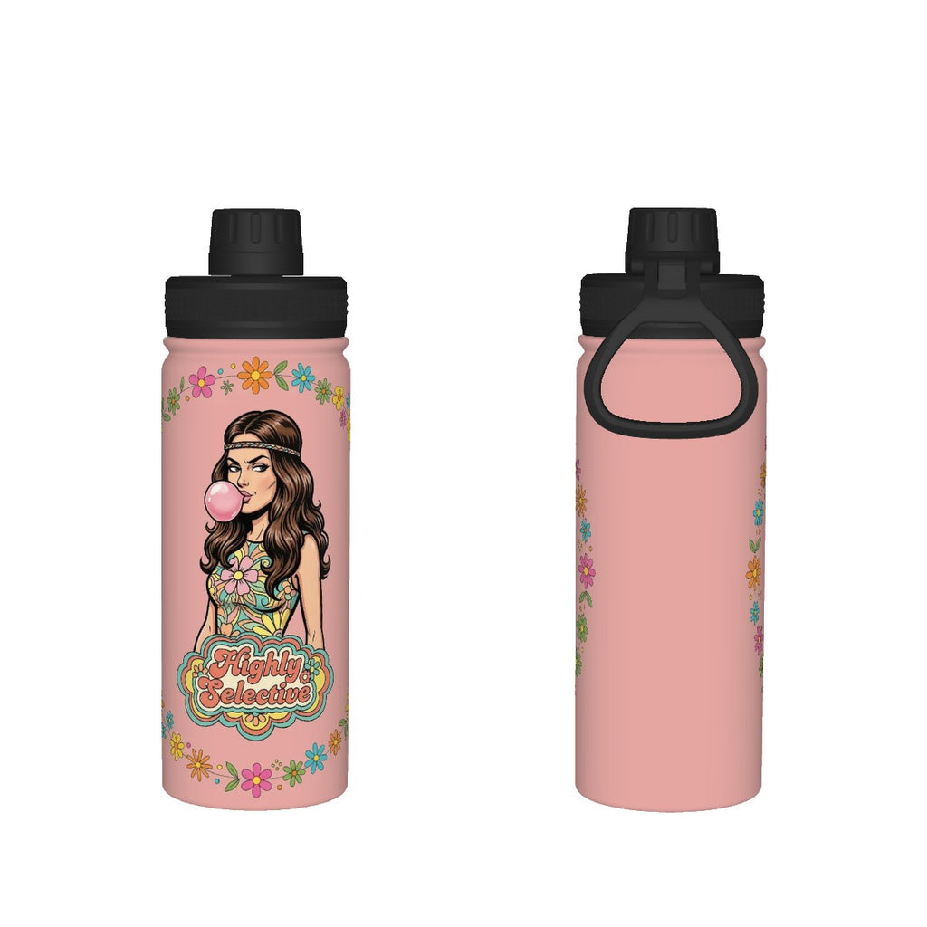 70s Retro Insulated Water Bottle (18oz)
