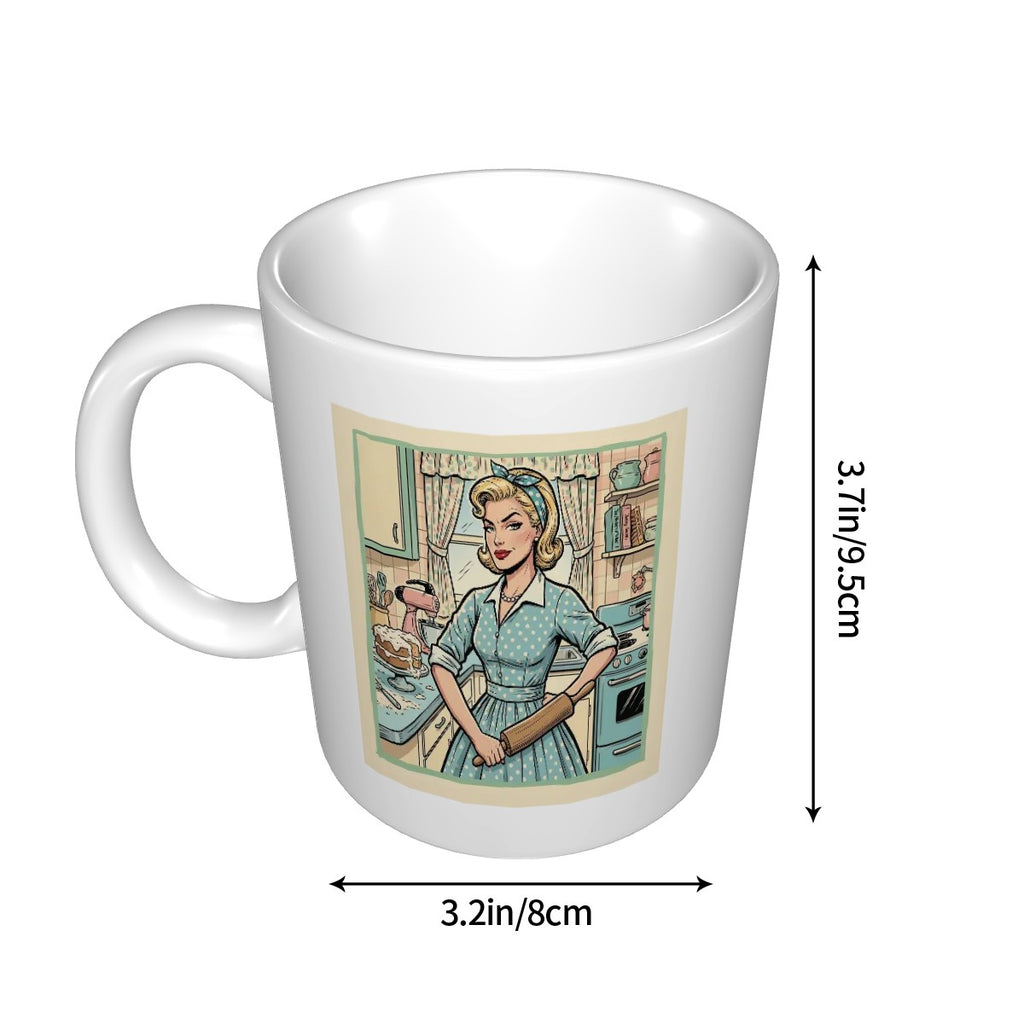 50s Retro Ceramic Coffee Mug (11oz)