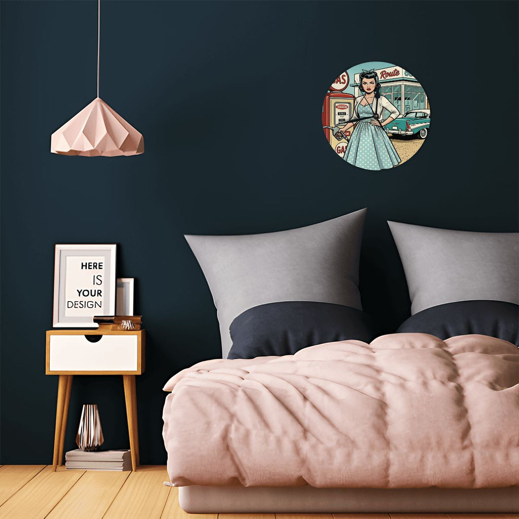 50s Retro Wall & Desk Clock