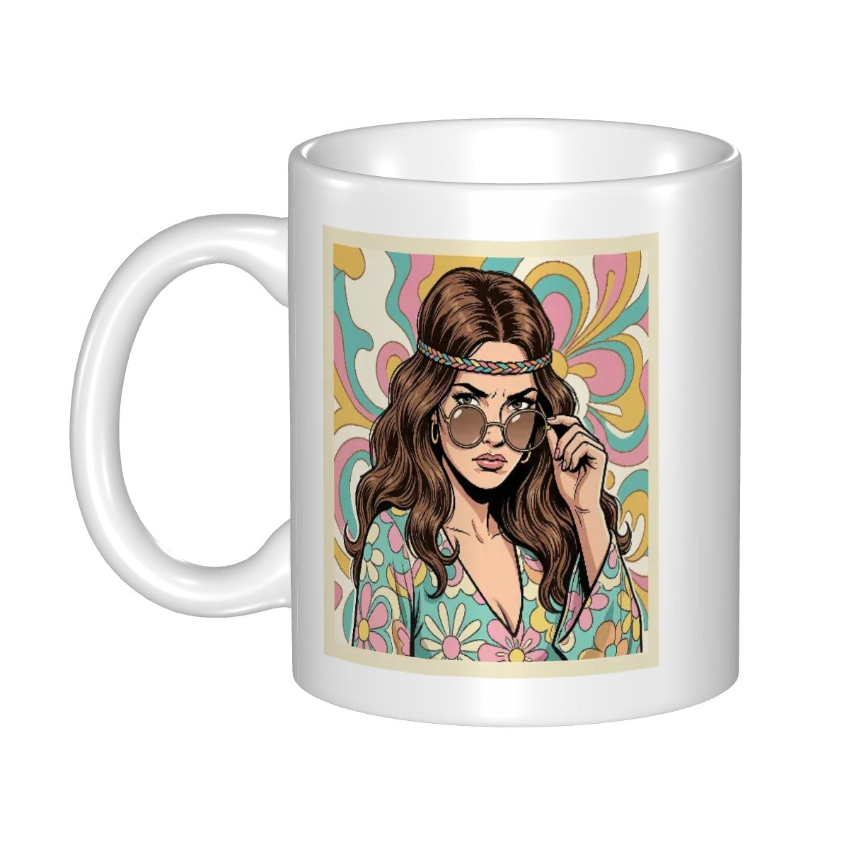 70s Retro Ceramic Coffee Mug (11oz)