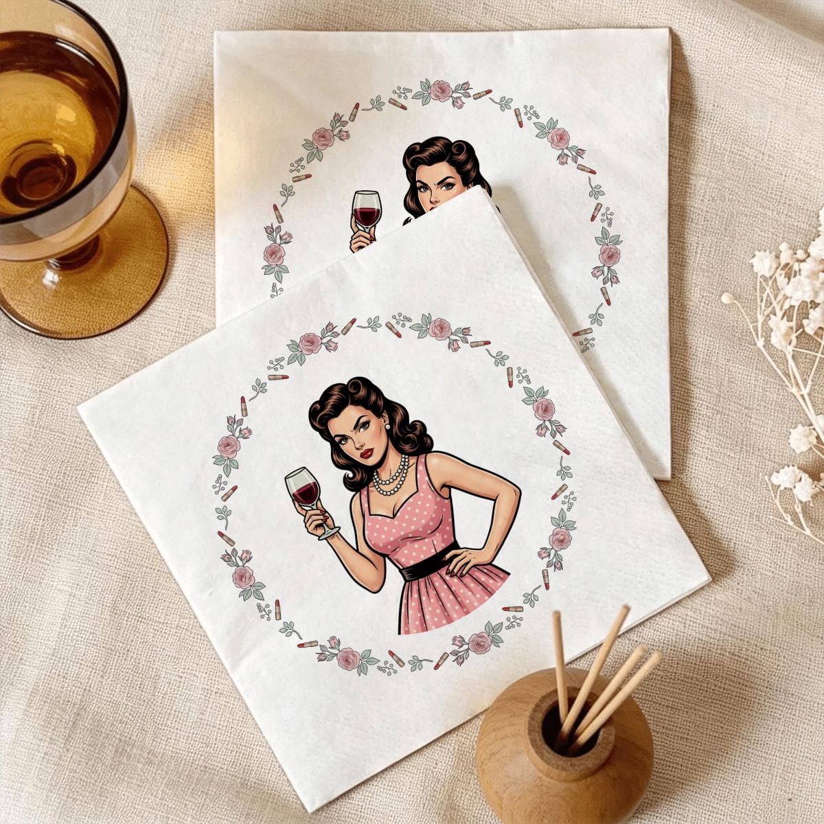 50s Retro Paper Napkins