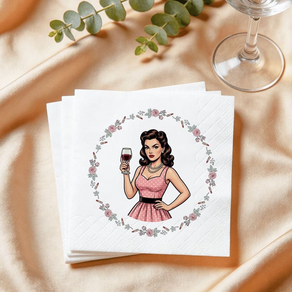 50s Retro Paper Napkins