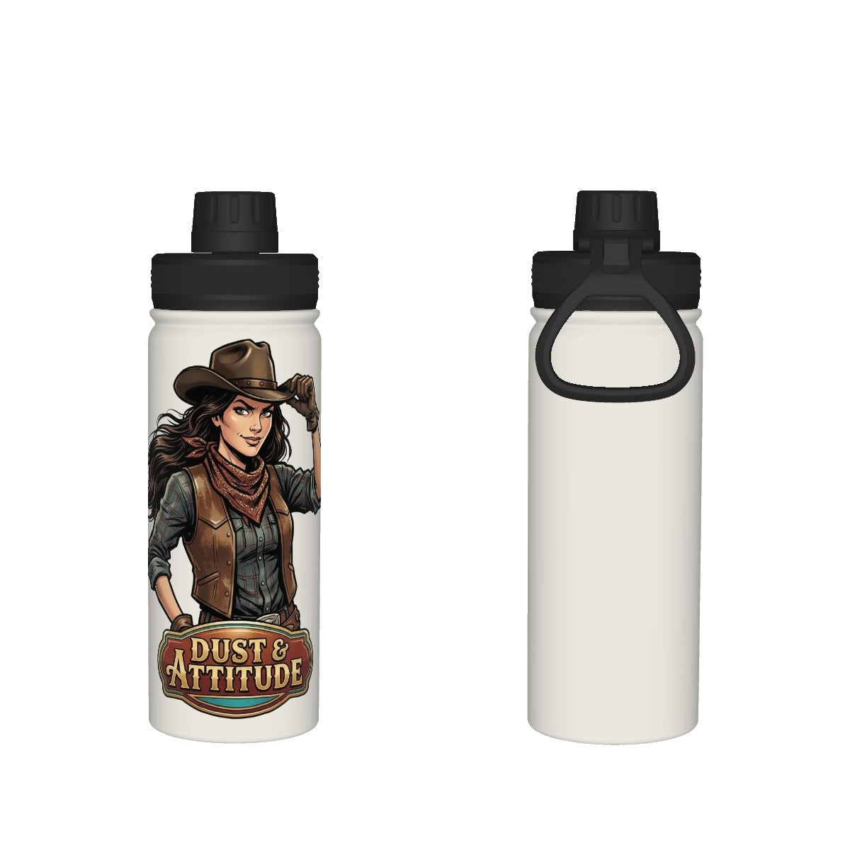 Western Insulated Water Bottle (18oz)