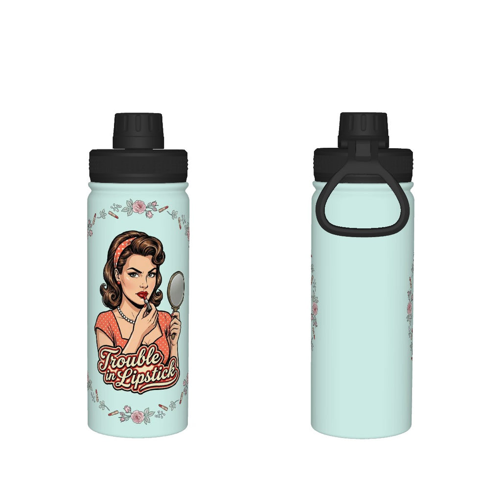50s Retro Insulated Water Bottle (18oz)