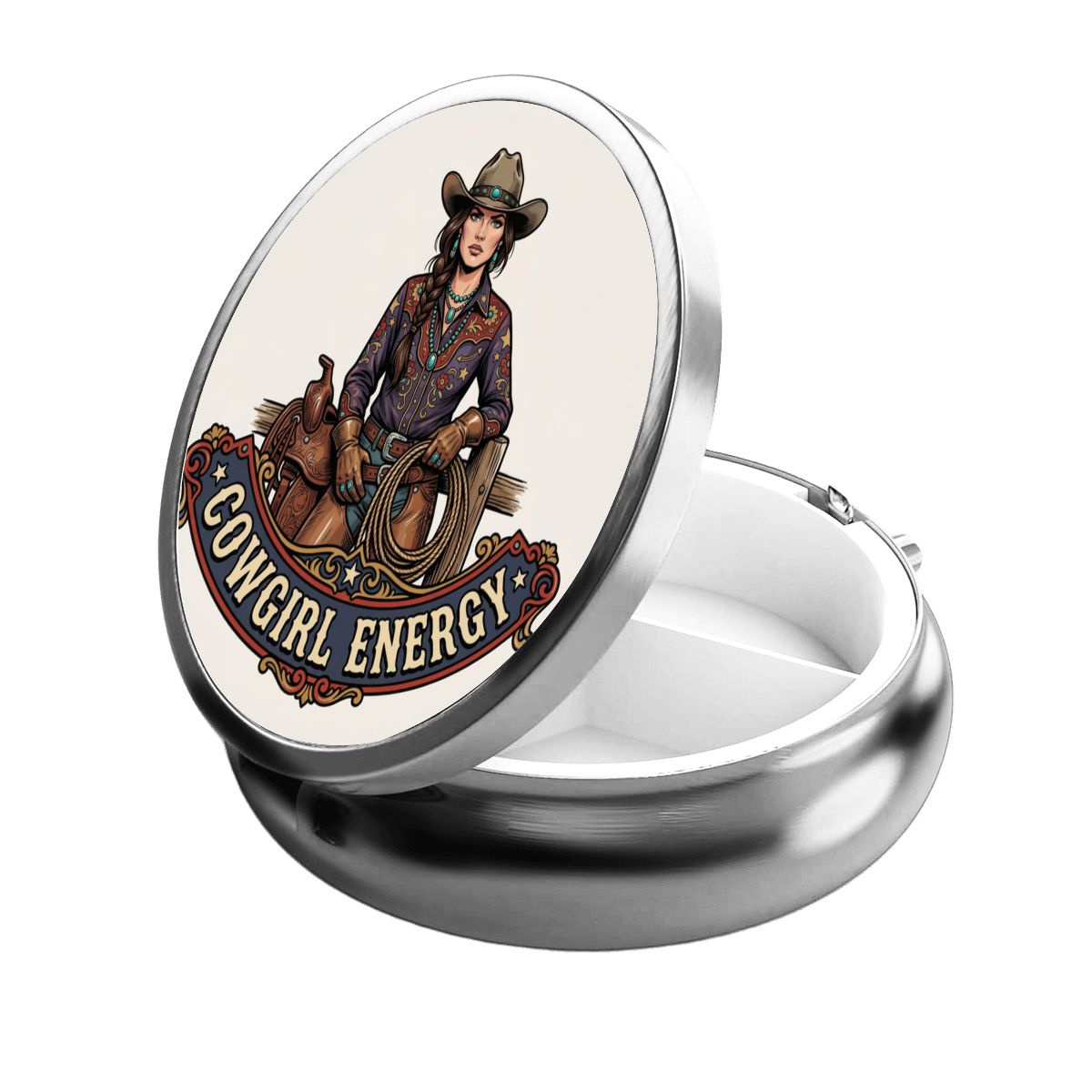 Western Pocket Pill Case – Cowgirl Energy