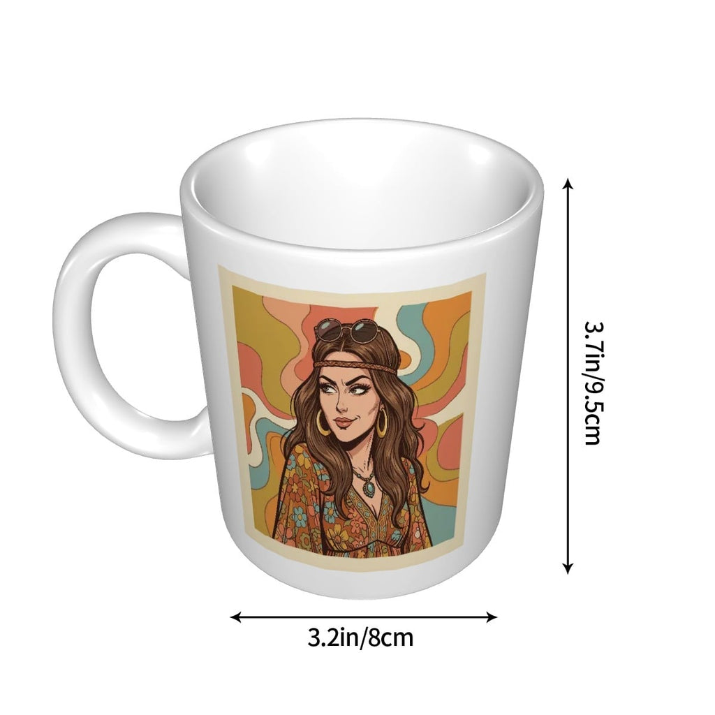 70s Retro Ceramic Coffee Mug (11oz)