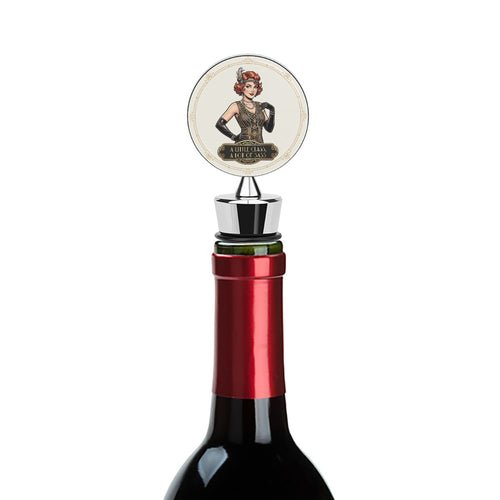 1920s Art Deco Wine Bottle Stopper – Vintage Style Meets Practical Wine Preservation