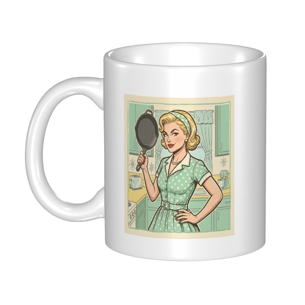 50s Retro Ceramic Coffee Mug (11oz)
