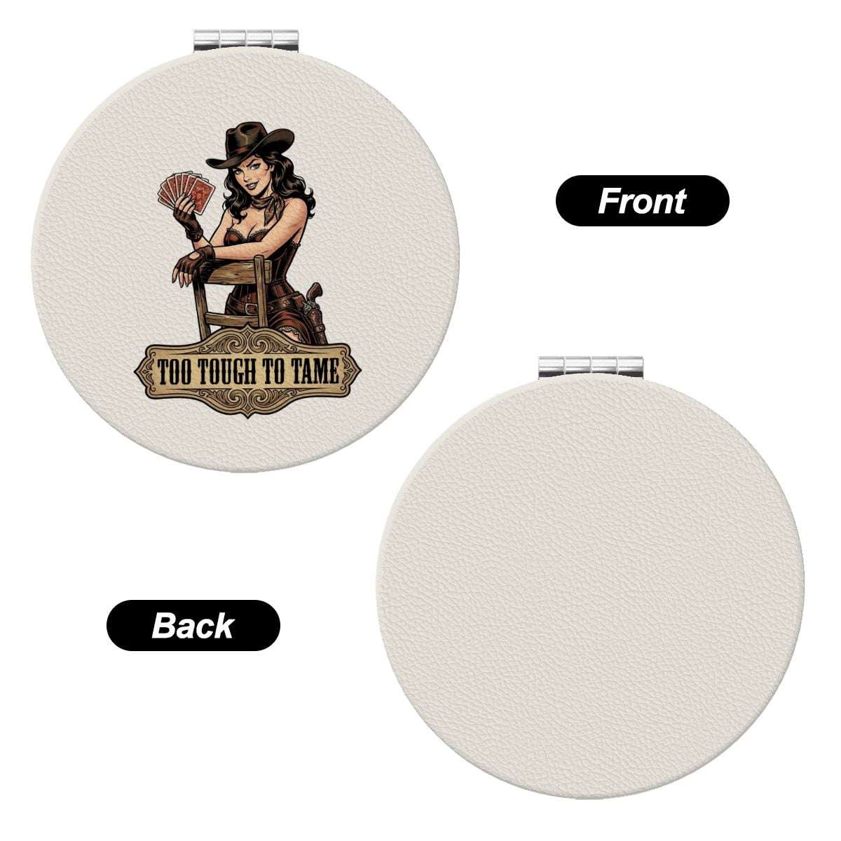 Western Compact Pocket Mirror – Too Tough To Tame