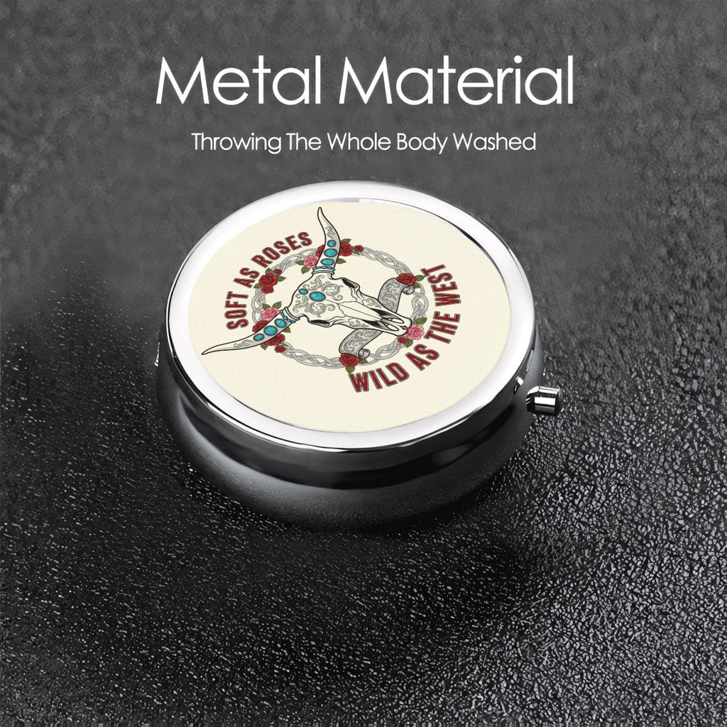 Western Pocket Pill Case – Soft as Roses