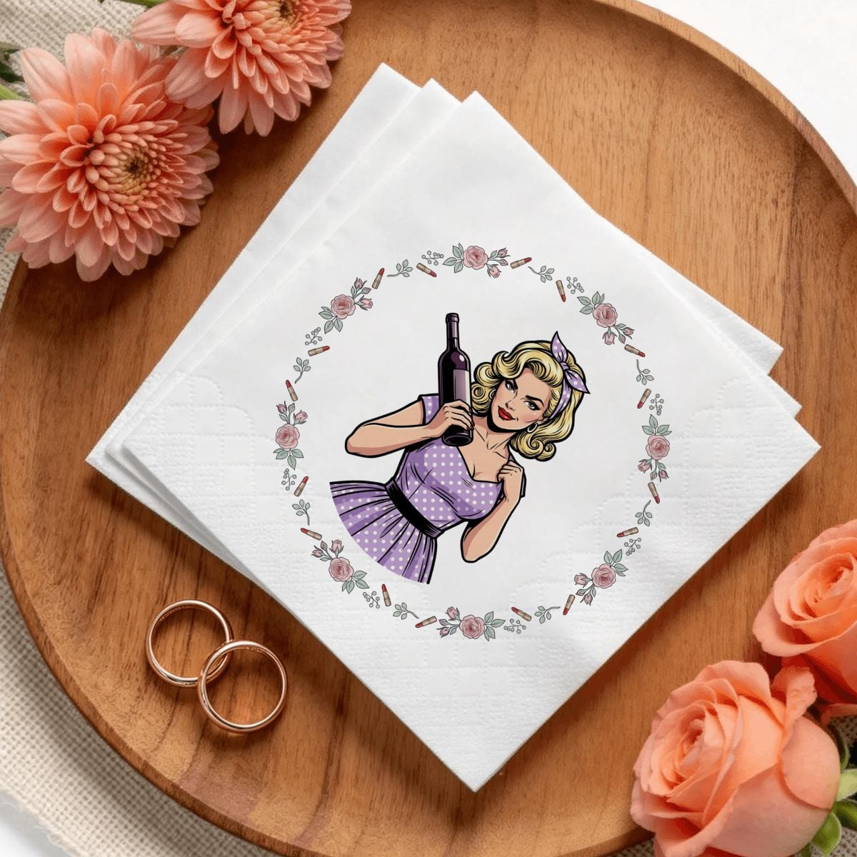 50s Retro Paper Napkins