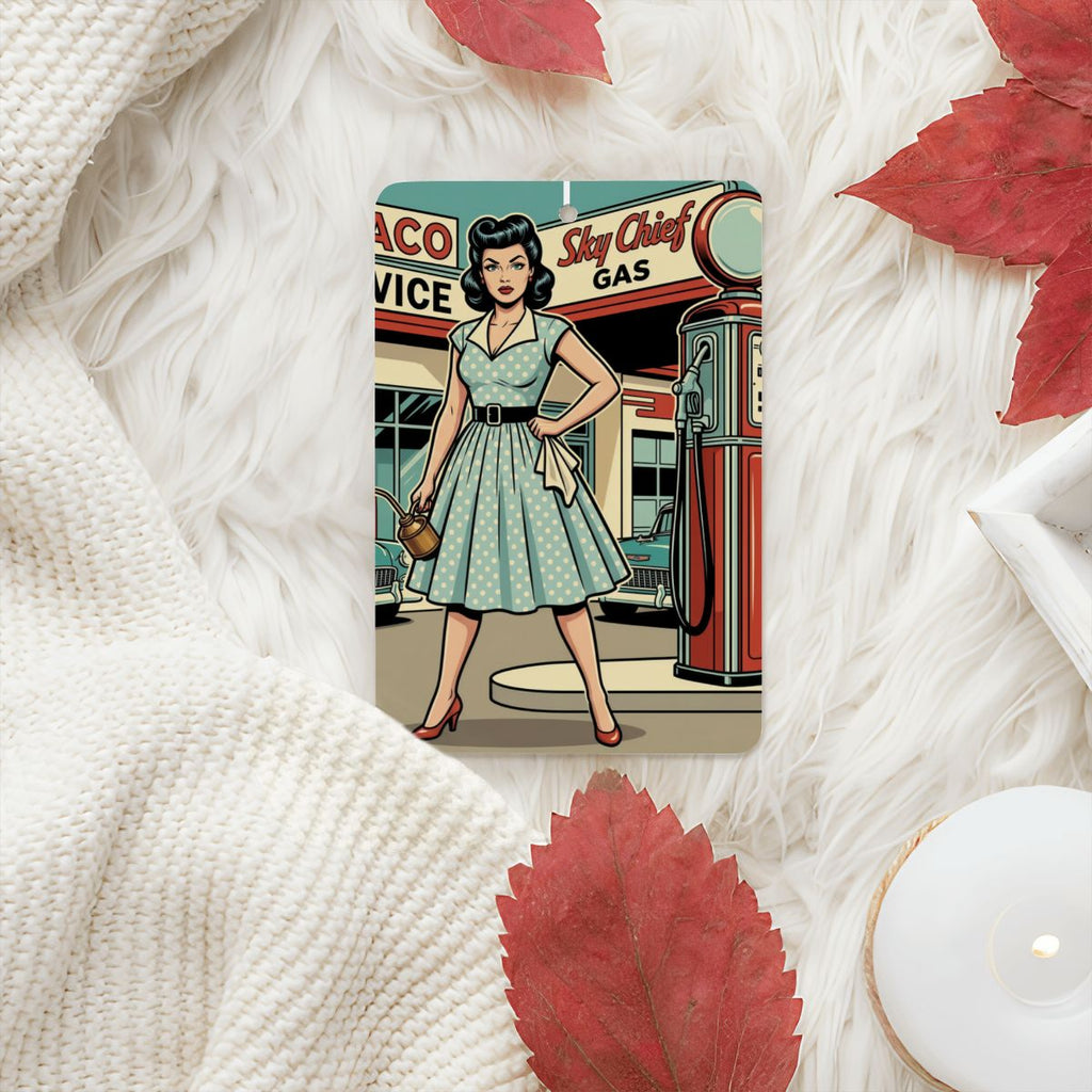 50s Retro Car Air Freshener Card (1pc)