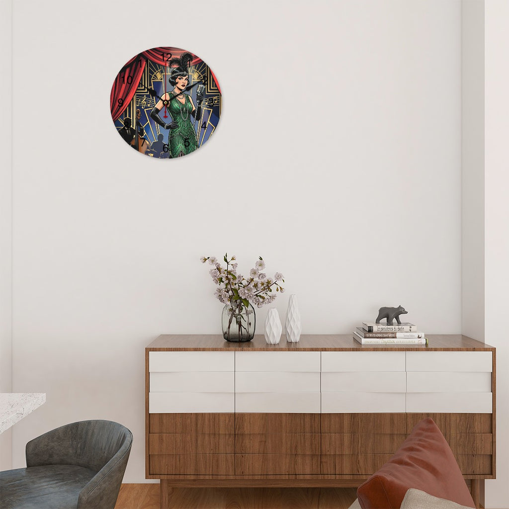 20s Art Deco Wall Clock