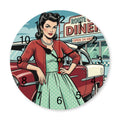 50s Retro Wall Clock