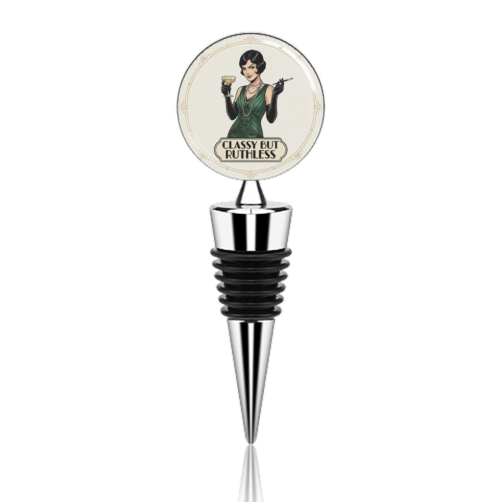 1920s Art Deco Wine Bottle Stopper – Vintage Style Meets Practical Wine Preservation