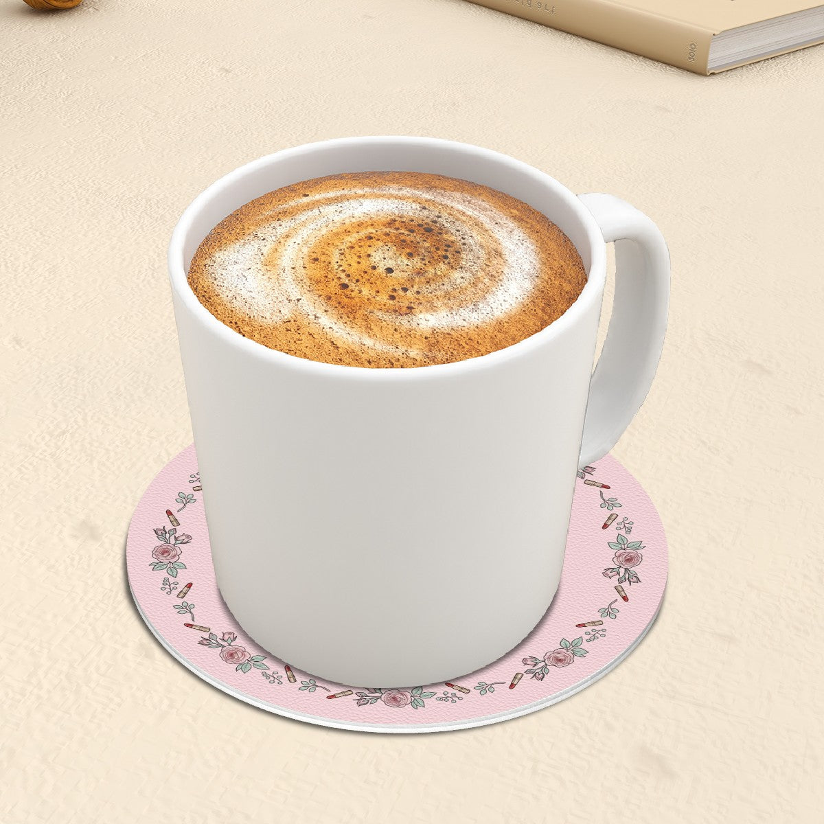 50s Retro Drink Coasters – 6 Pack Vintage Style Table Coasters