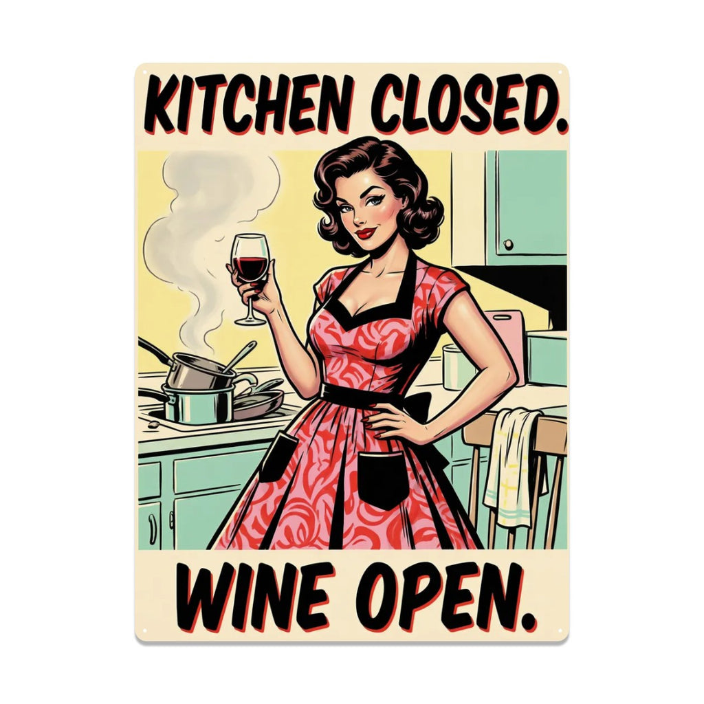 50s Retro Metal Tin Sign