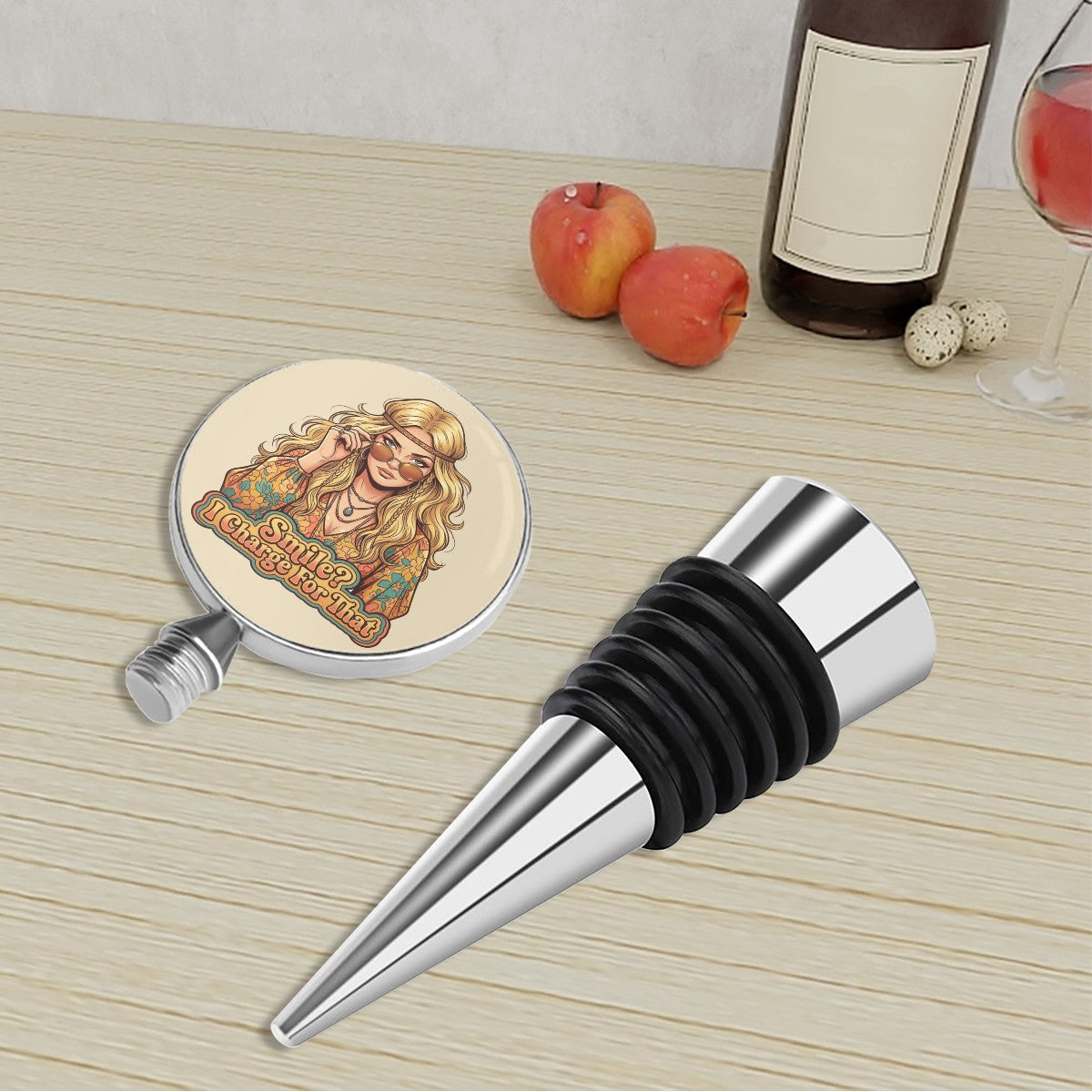 70s Retro Wine Bottle Stopper