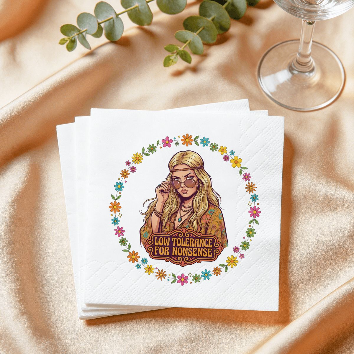 70s Retro Paper Napkins