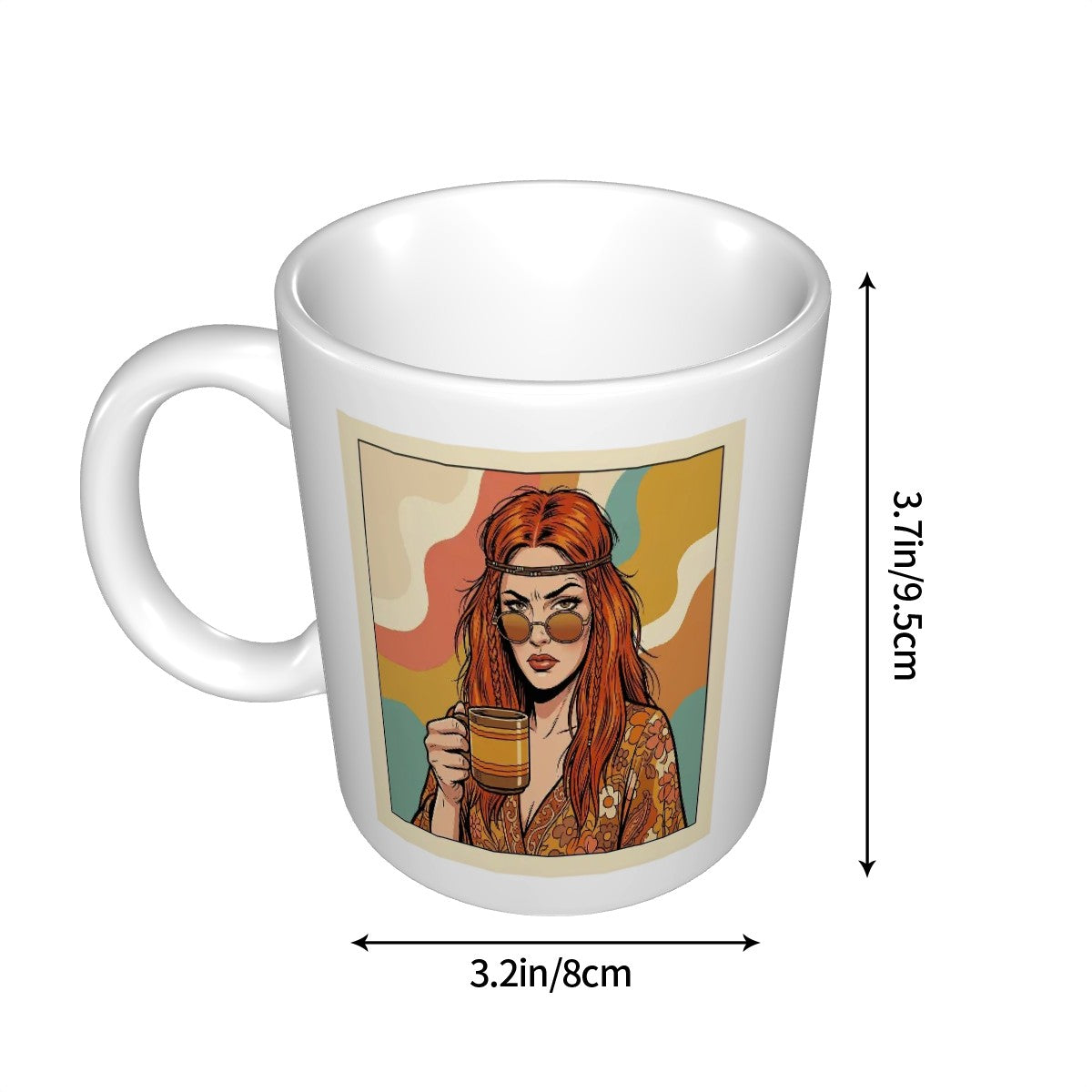 70s Retro Ceramic Coffee Mug (11oz)