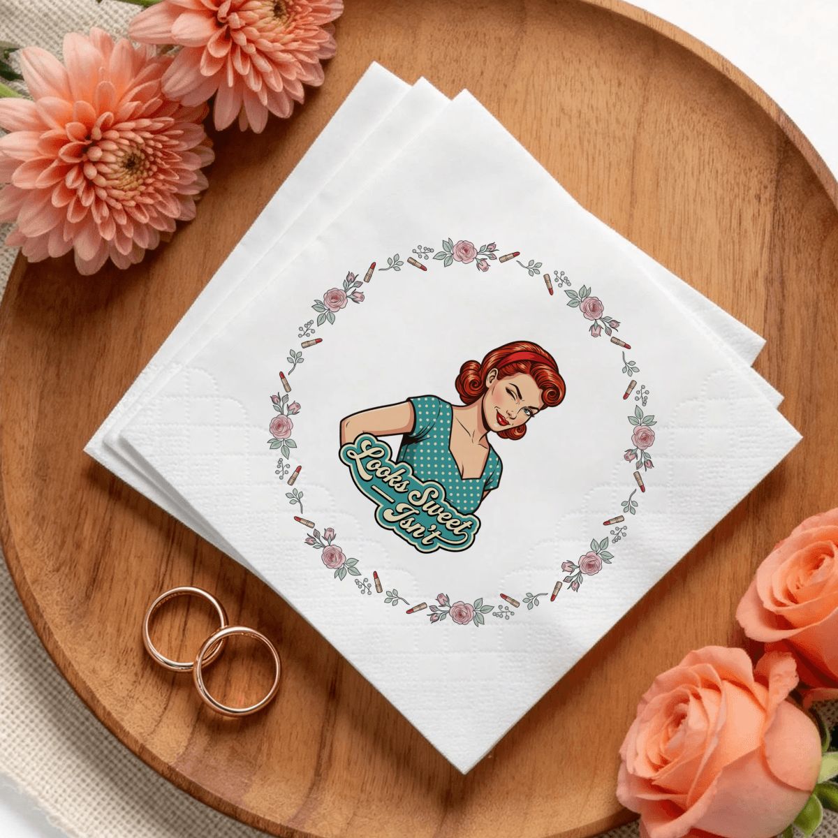 50s Retro Paper Napkins