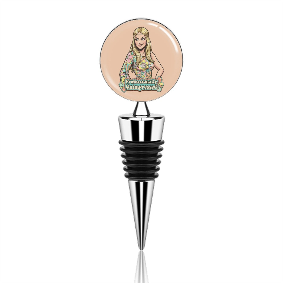 70s Retro Wine Bottle Stopper
