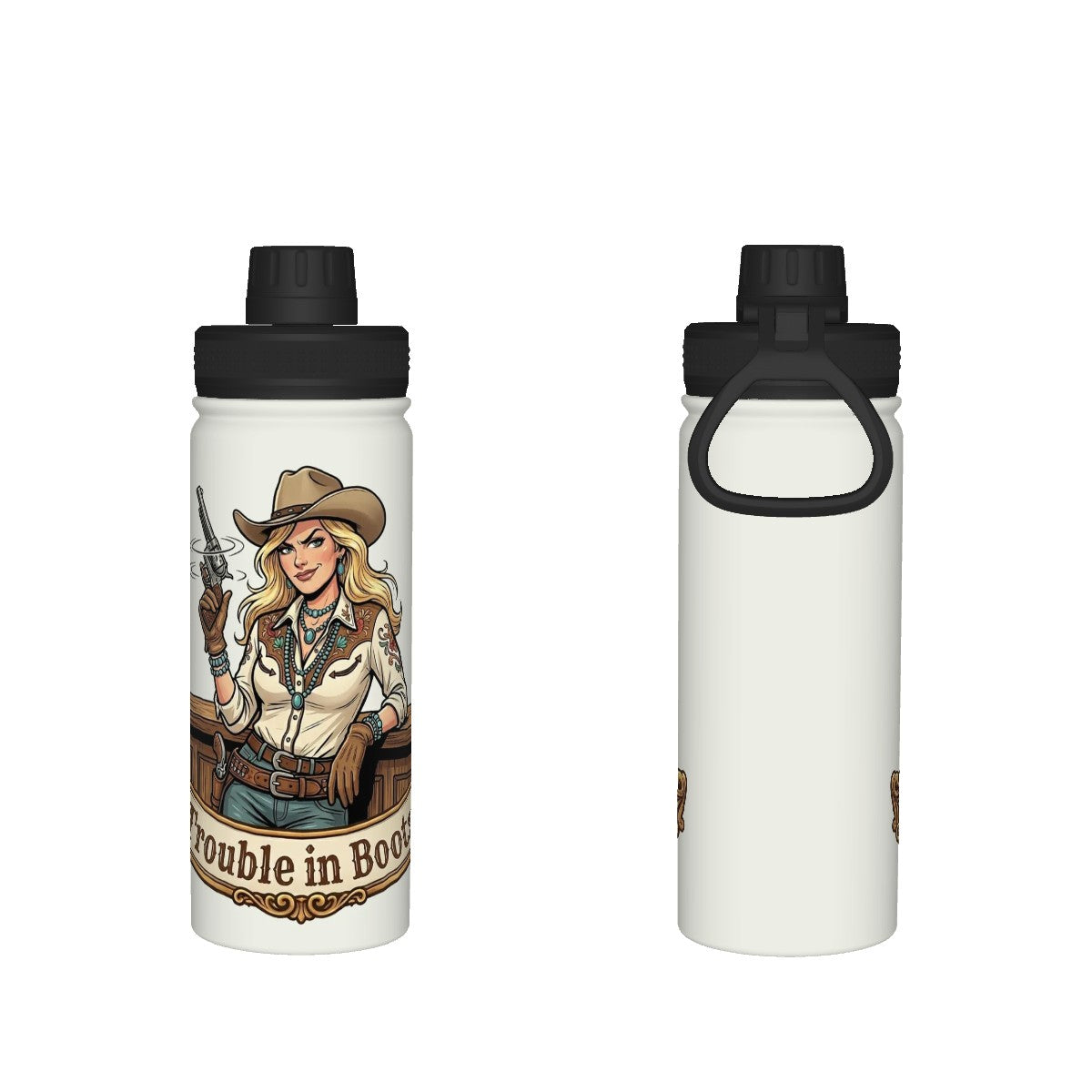 Western Insulated Water Bottle (18oz)