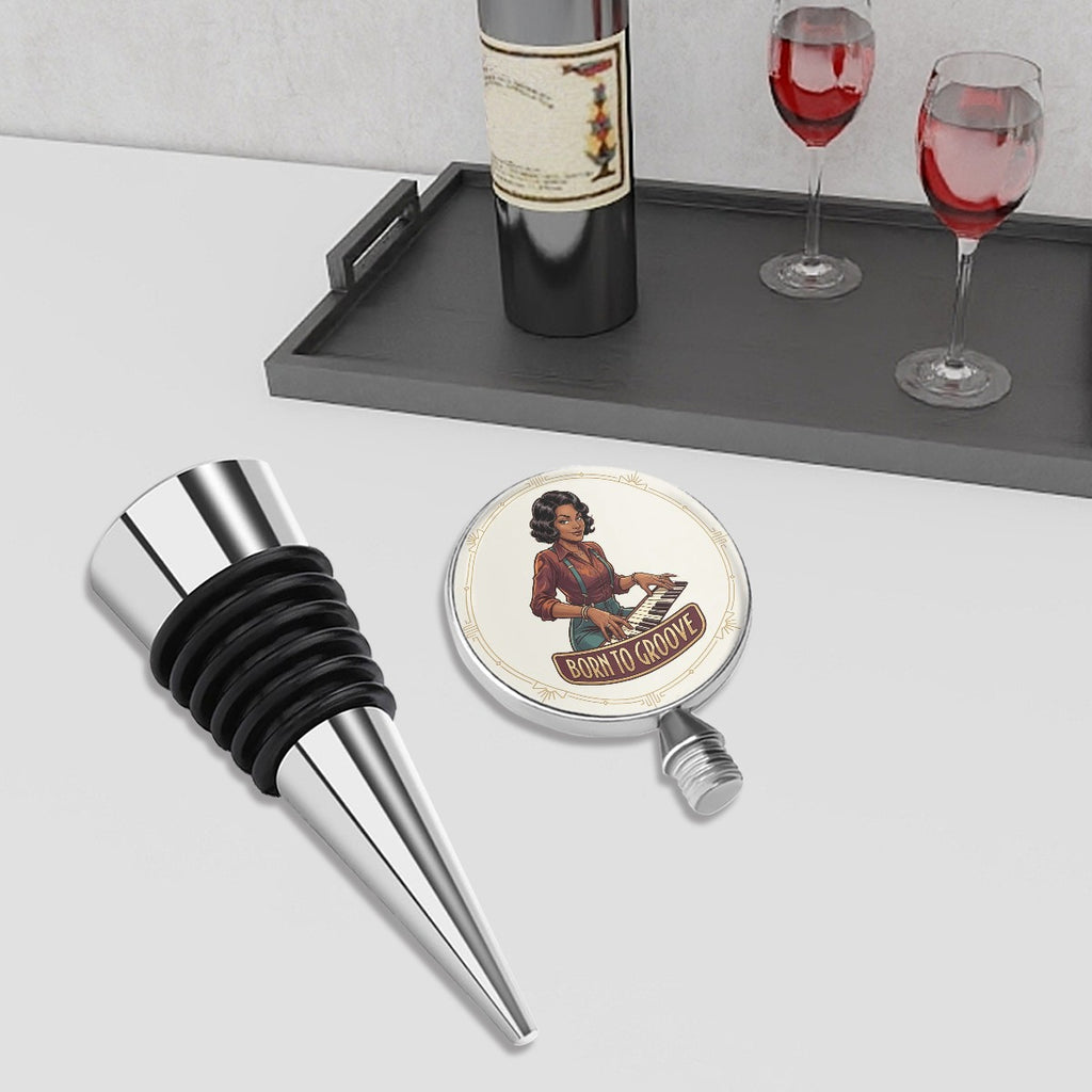 1920s Art Deco Wine Bottle Stopper – Vintage Style Meets Practical Wine Preservation