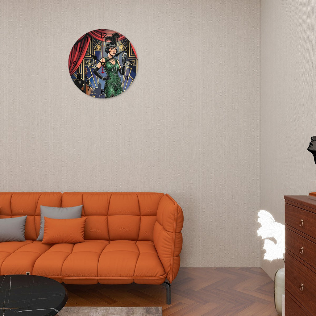 20s Art Deco Wall Clock