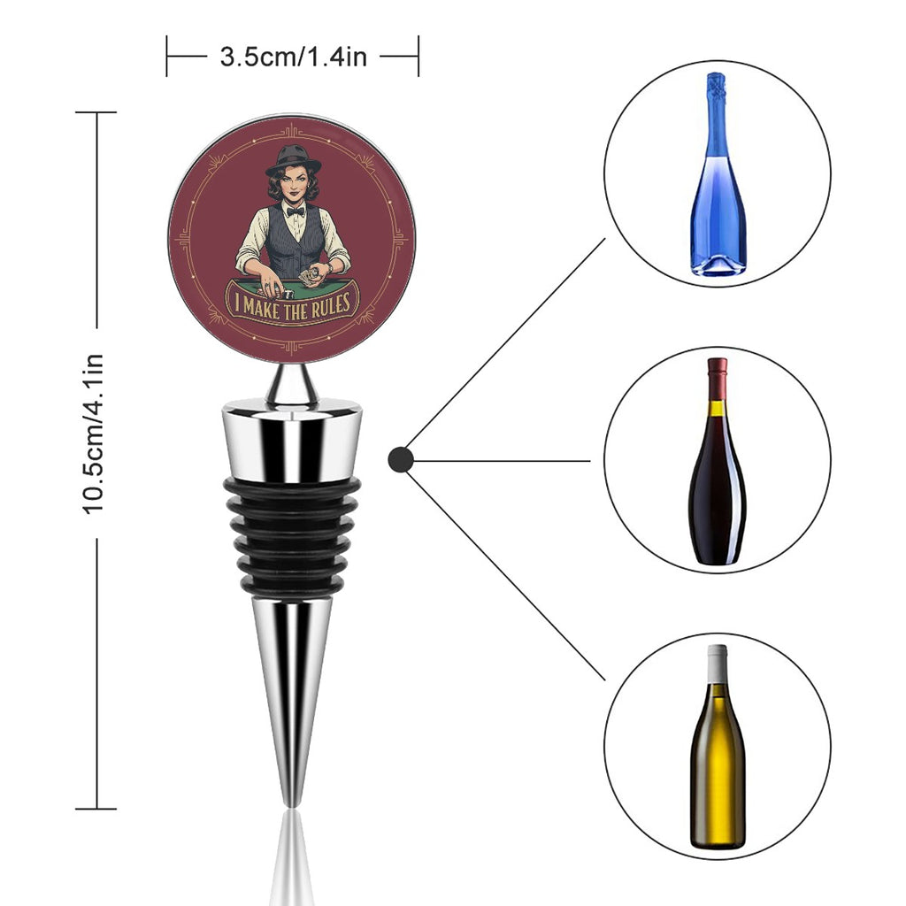 1920s Art Deco Wine Bottle Stopper – Vintage Style Meets Practical Wine Preservation