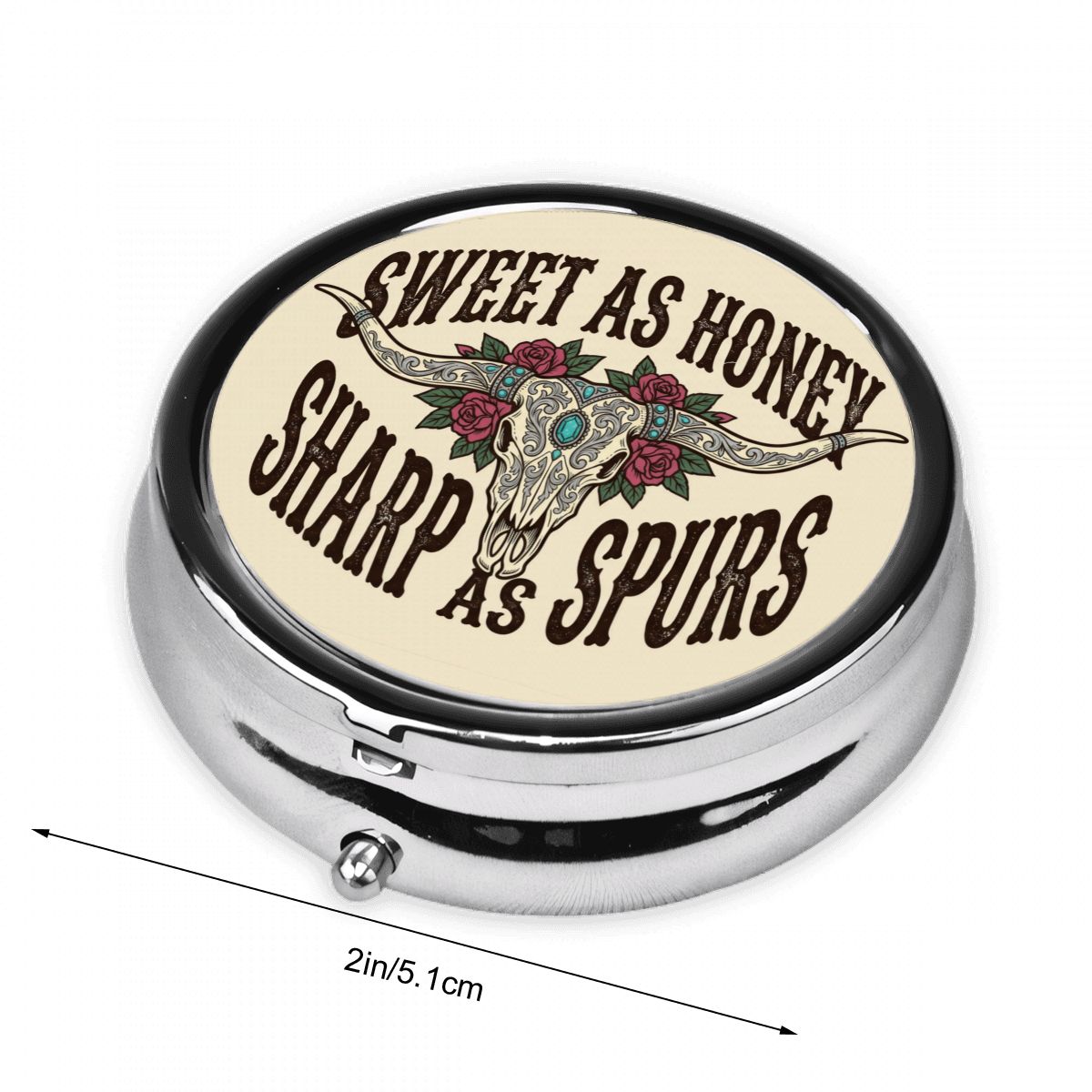 Western Pocket Pill Case – Sweet as Honey