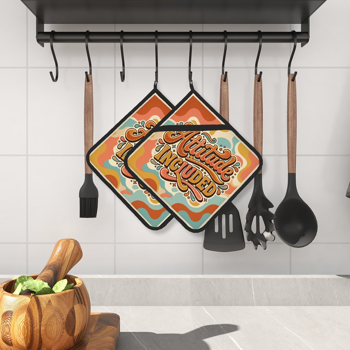 70s Retro Pot Holders