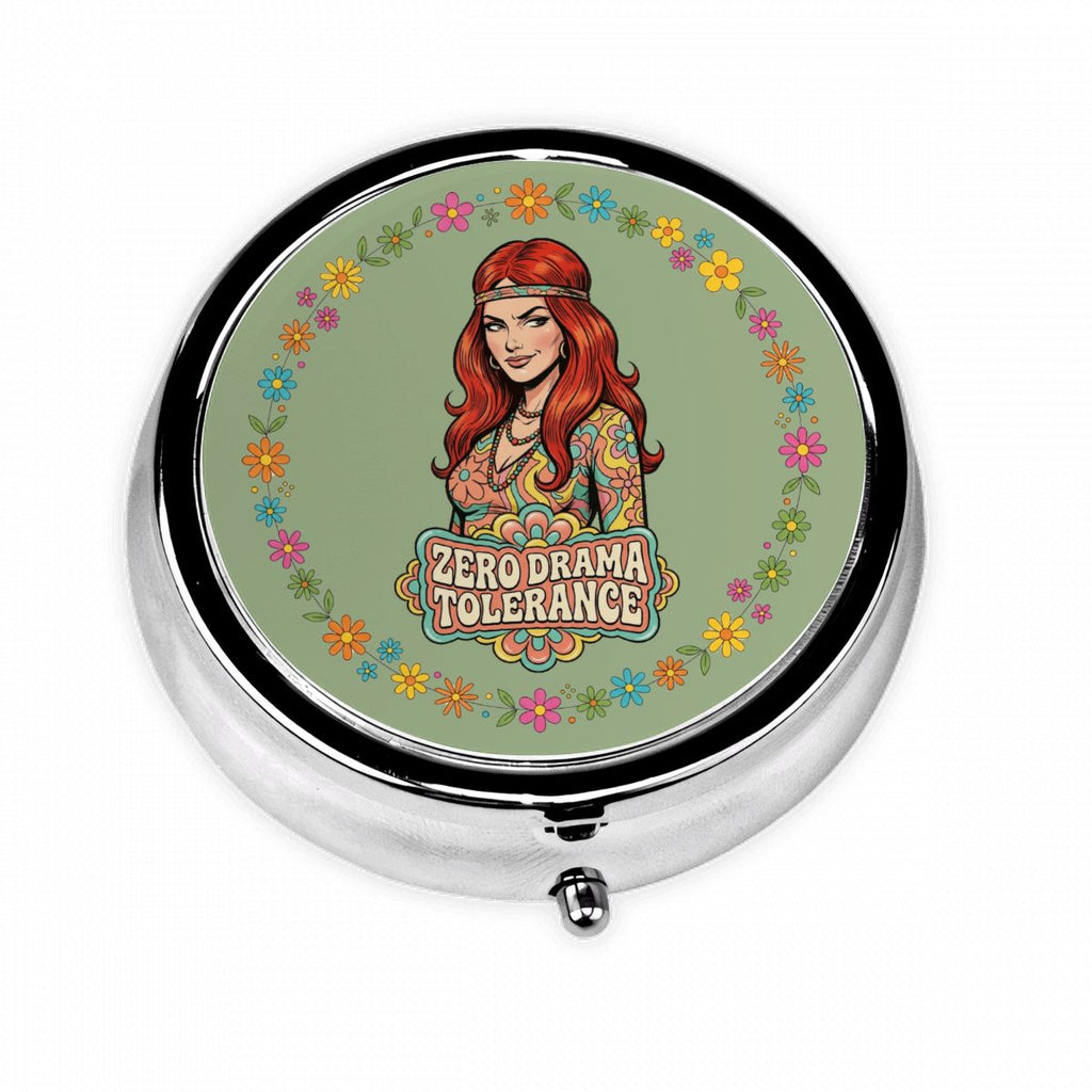70s Retro Pocket Pill Case