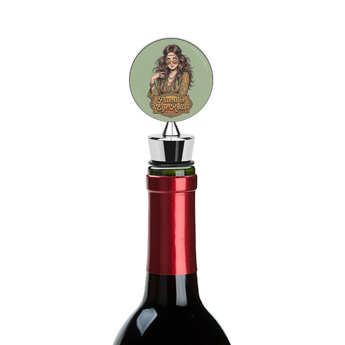 70s Retro Wine Bottle Stopper