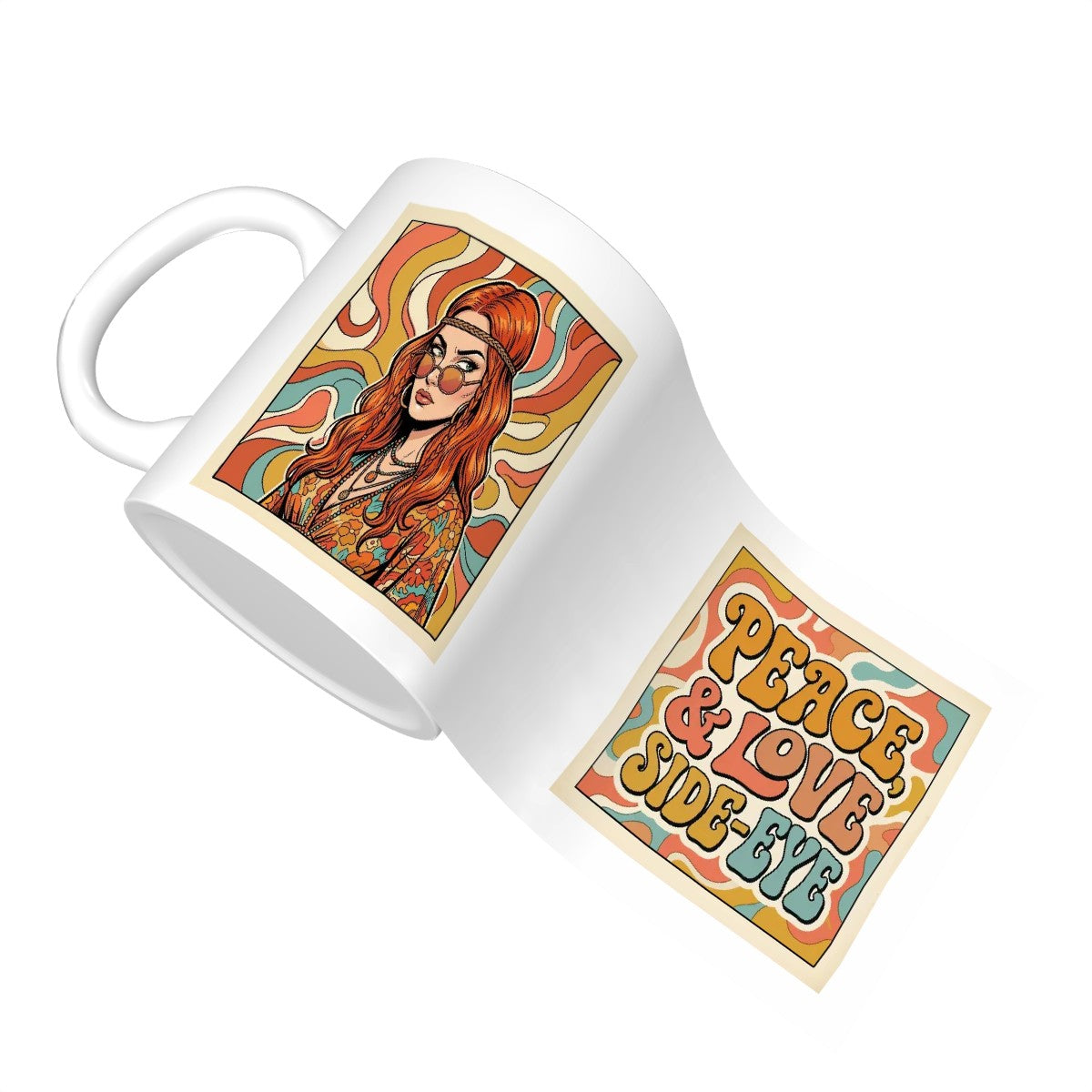 70s Retro Ceramic Coffee Mug (11oz)