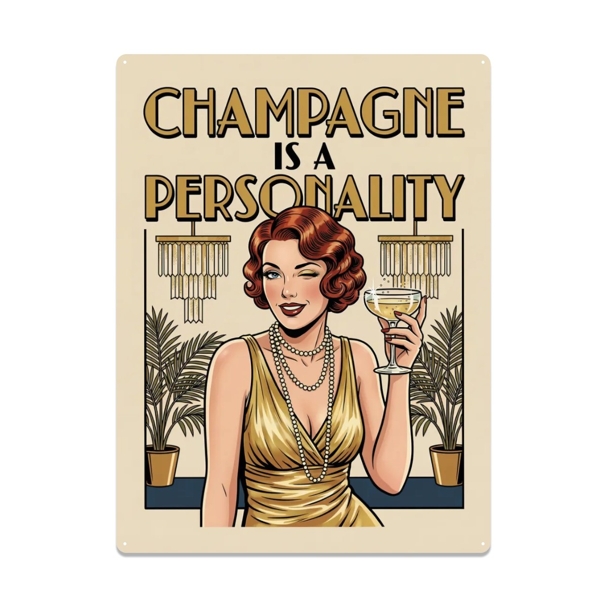 20s Vintage Metal Tin Sign 16"x12" (Vertical)