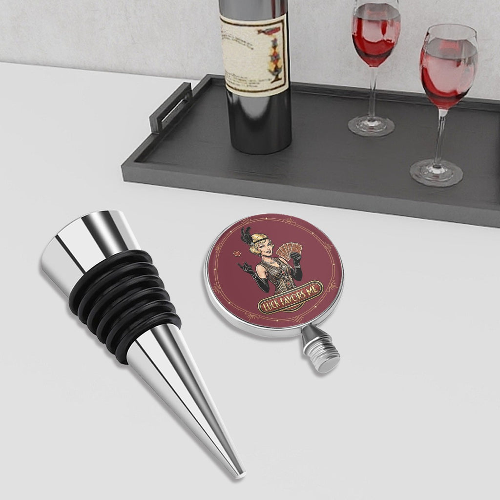 1920s Art Deco Wine Bottle Stopper – Vintage Style Meets Practical Wine Preservation