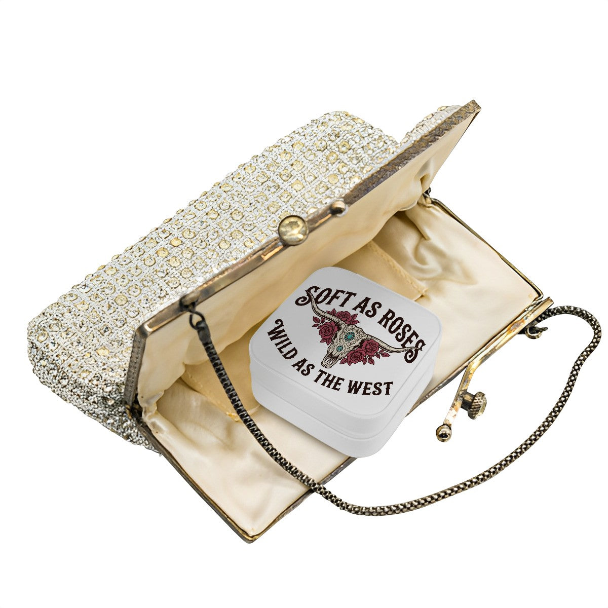 Western Travel Jewelry Box – Soft as Roses