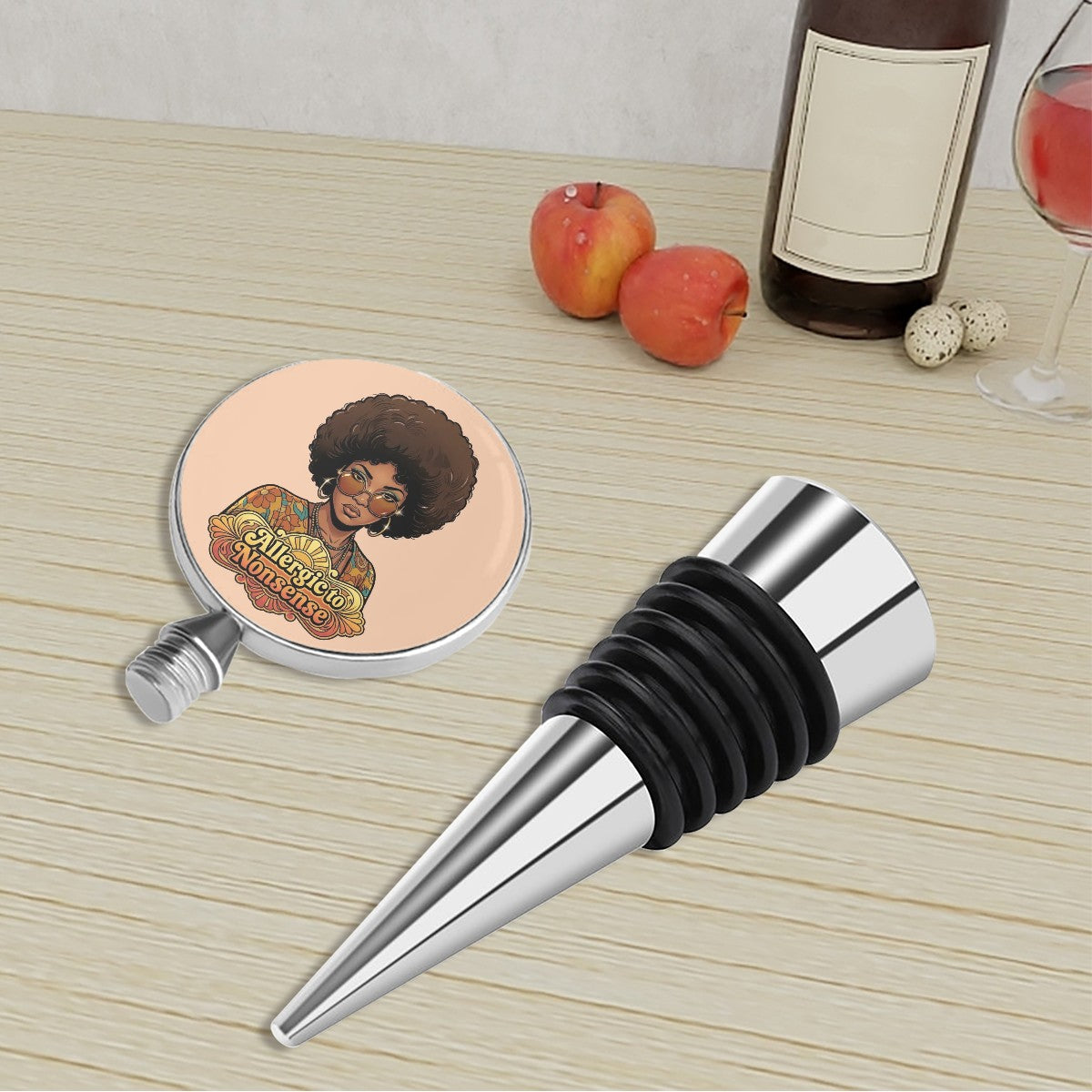 70s Retro Wine Bottle Stopper