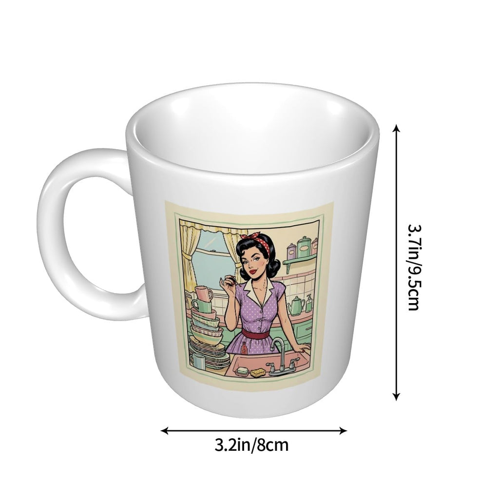 50s Retro Ceramic Coffee Mug (11oz)