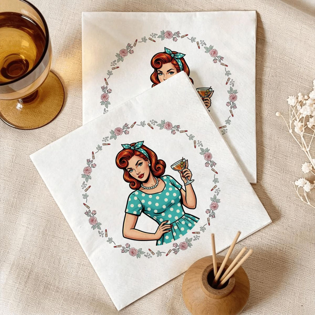 50s Retro Paper Napkins
