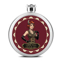 1920s Art Deco Round Flask ( 5oz)
