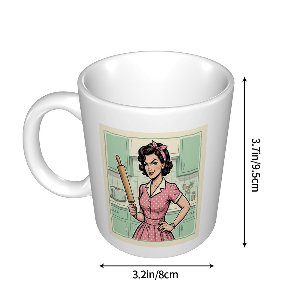 50s Retro Ceramic Coffee Mug (11oz)