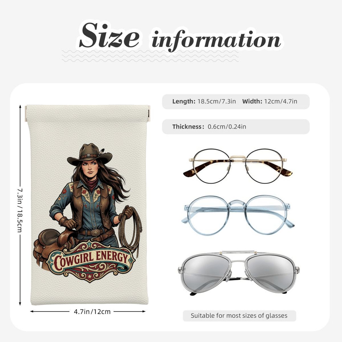 Western Glasses Case