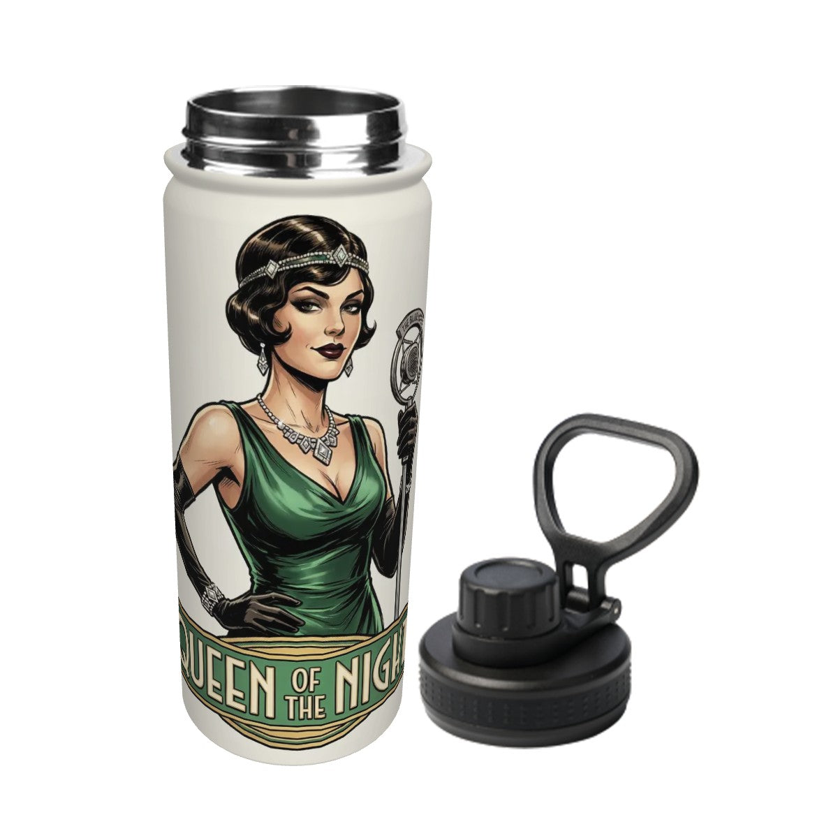 20s Vintage Insulated Water Bottle (18oz)
