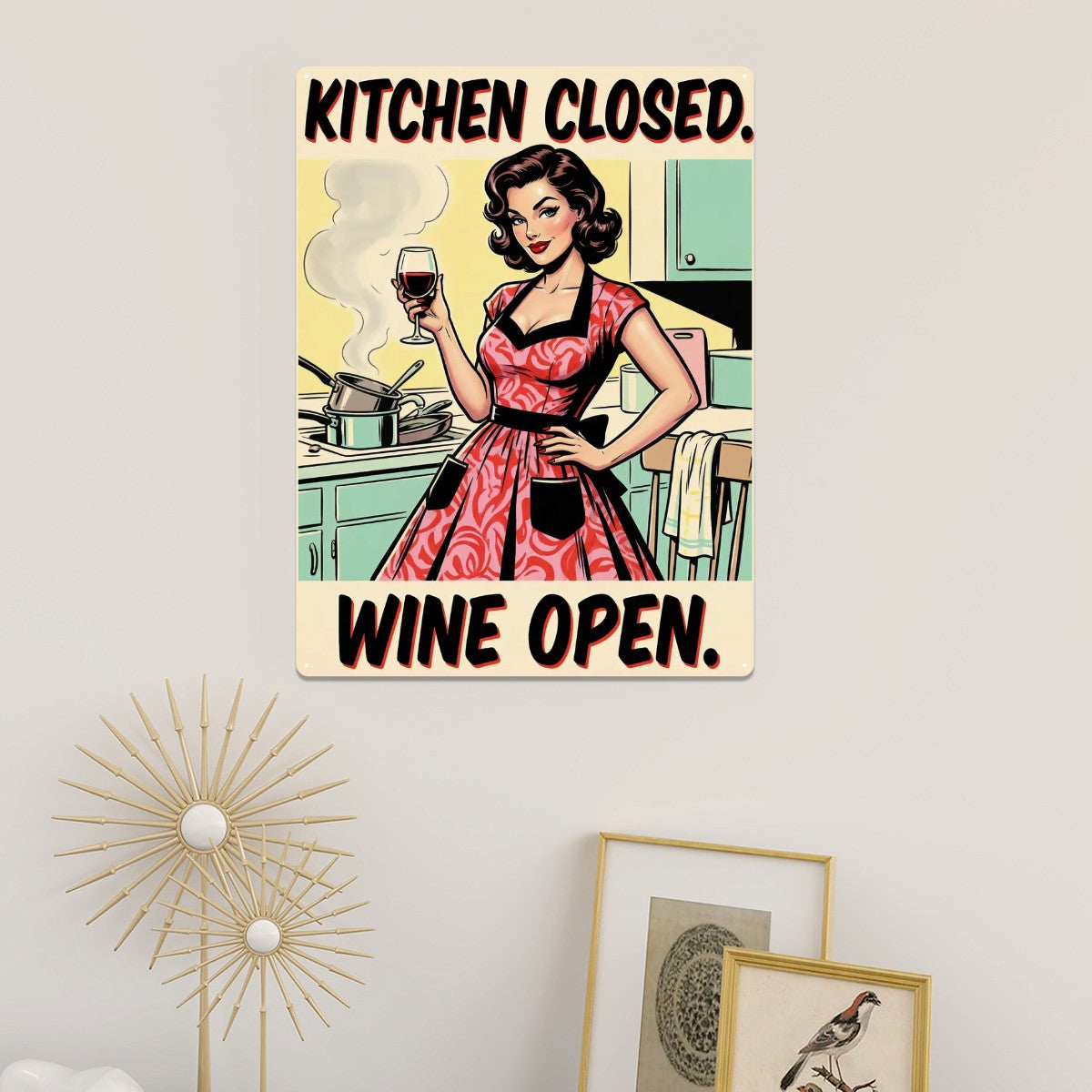 50s Retro Metal Tin Sign