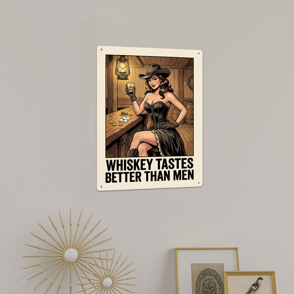 Western Metal Tin Sign 16"x12" (Vertical)