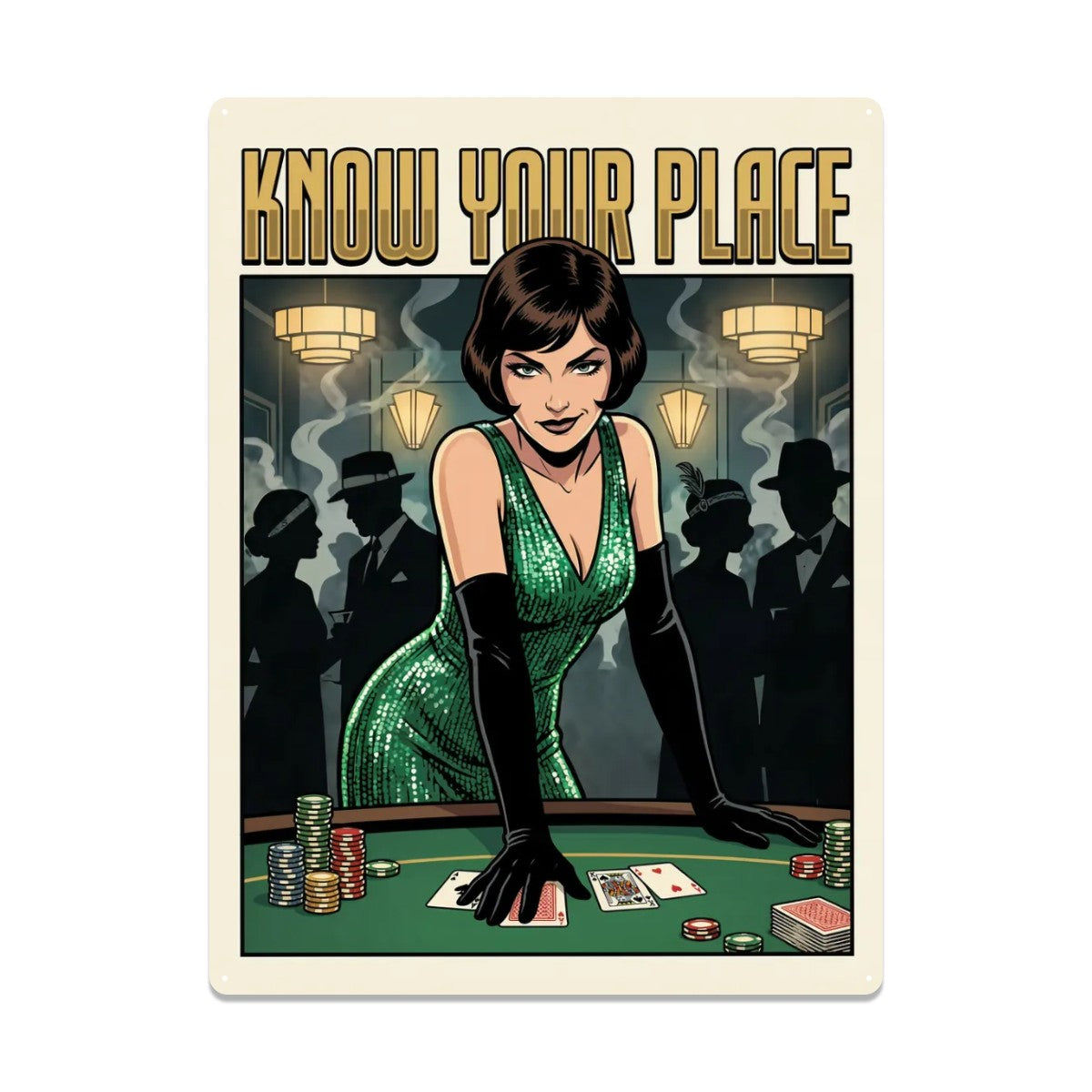 20s Vintage Metal Tin Sign 16"x12" (Vertical)