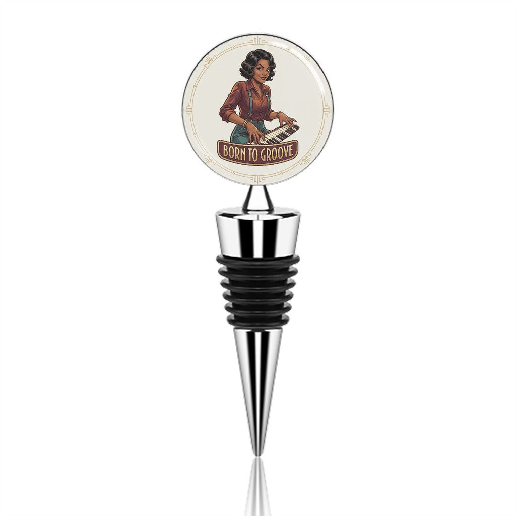 1920s Art Deco Wine Bottle Stopper – Vintage Style Meets Practical Wine Preservation